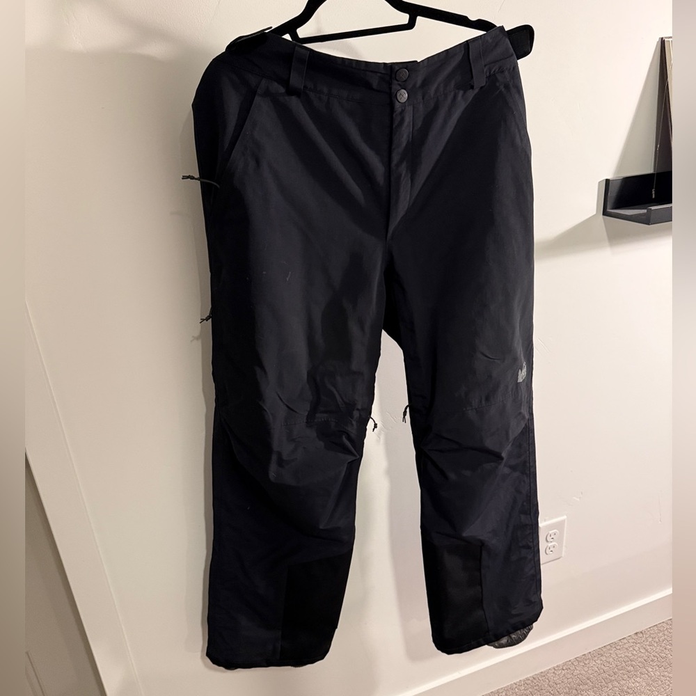 REI Co-op Powderbound Insulated Snow Pants Men’s Large Black Waterproof Ski 🎿